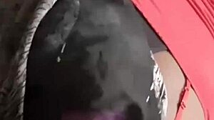 His dick in my mouth turns into raw ebony pounding