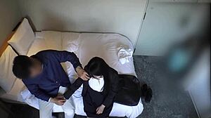 Asian OL Seduced in Hotel for Private Sex Video