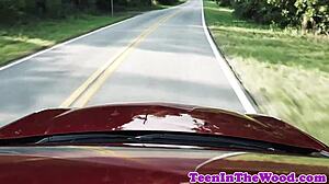 Bound Teen Receives Rough Banging After Blowjob