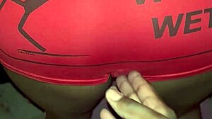 Caution Slippery When Wet Amateur Couple Backshots Creamy Tight Pussy BBC