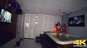 Sex sauna with gaucho and tasty pussies