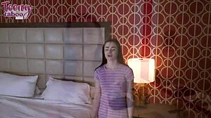 18yo Stepdaughter Reese Robbins Intensely Creampied by Seth Brogan in Missionary