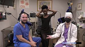 Dr Tampa, check out my neighbor Rina Arem's first gyno exam