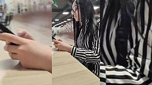 I meet estefani at the mall and we get intimate with rimjob and doggystyle 😏