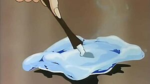 Can-can battle in a Hentai with Hungarian subtitles