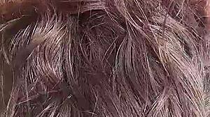 Milf wife enjoys homemade doggy cum in mouth