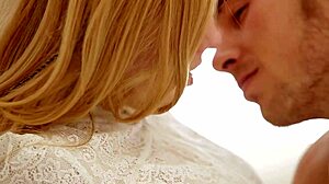 She gives blowjob and fucking in bed quickie with big ass teasing