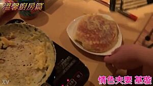 Ji Xuan's Intense Kitchen Erotic Session with Wife