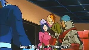 Can-can battle in a Hentai with Hungarian subtitles