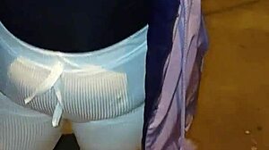 I can't resist my sexy BBW stepmother's taboo exhibitionism.