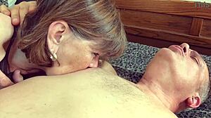 I’m obsessed with BBW Granny Carmen sucking and swallowing cum