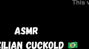 Brazilian couple engages in cuckold sex with wet ass and orgasm in ASMR style