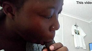 Creampie throat with oral swallow