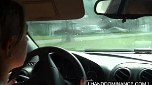 Blonde Jerked Off Step-Dad