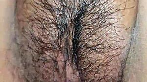 Masturbation turns into wet pussy pounding with a creamy finish