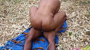 Walking in the village leads to steamy outdoor action. Who knew country life was this wild?