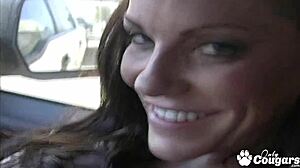 Victoria Valentino is a cougar and she gives great blow job and pussy fuck in this video