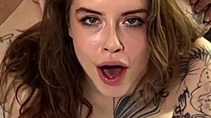 Beautiful Tattoo Model's Anal Sex Behind Scenes