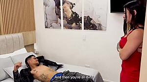 Bigass Colombian Stepmom Chooses My Huge Cock Over Dinner Plans