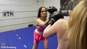 High Stakes Pornstar Boxing Match Where Loser Gets Dildo Fucked By Winner.