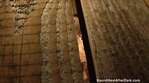 Big Ass Lesbian Slave Bound And Punished While Watching Mistress In Voyeur Scene.