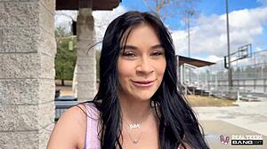 delilah dagger poses seductively in lingerie with piercings