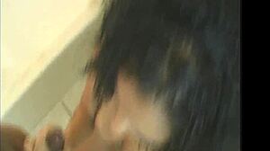 Island Hottie From Trinidad Showers With Foxy Roxy