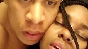 ebony babe gets slammed rough and hard in hotel room