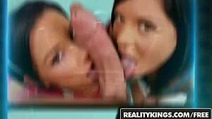 Ebon teen Ana Foxxx horny first time.