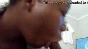 Creampie throat with oral swallow