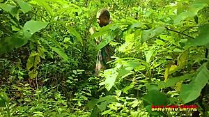 amateur bbw babe enjoys outdoor sex during vacation