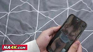 Small tit cutie feels naughty fucking her tutor for extra attention.