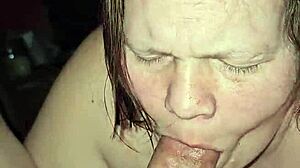 Can you handle a gilf giving the sloppiest blowjob ever?