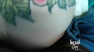 Horny Latina Girlfriend Sucks Him Off on Bogota Bus