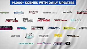 hey, married lesbian serena hill craves a hard cock pounding her deep.