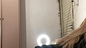 My wife left me alone with her sex doll