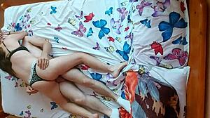 A beautiful young couple’s passionate and intense sex experience from the top
