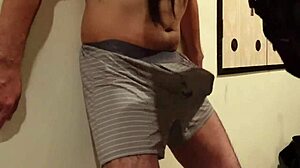 Femdom Uses My Cock and Balls as Sandbag, Beating Me Relentlessly