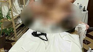 Teen discovers boyfriend's cheating and seeks revenge with masseur's massage.