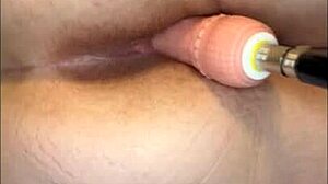 Sexy Pale PAWG Challenges Fuck Machine from Every Angle