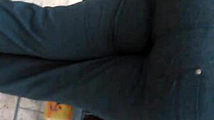 Feeling aroused by the big booty MILF PAWG at Cub Foods in this hidden candid shot