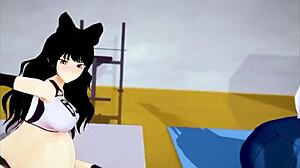 I creampie pregnant RWBY girls in yoga class