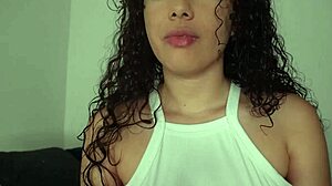 18 year old girl joi receives instructions with big natural tits.