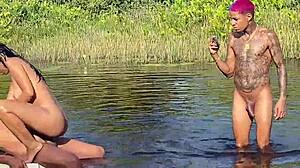 Brazilian wife gets tight WET PUSSY RIPPED by another guy. Corno manso cries watching her ASS FUCKED raw.