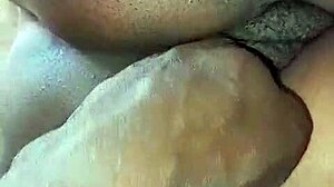 playing with the landlady's fat pussy so sweet and wet