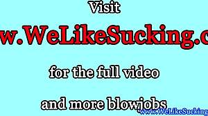 לעזאזל, תראה את זה! טין חדשה מאירופה אוהבת לתת בלואג'ובס לחברה הברונטית שלה עם גוף קטן!