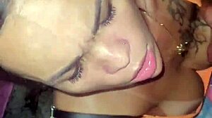 he couldn't hold it and took off the cape on the street with transsexual amateurs.