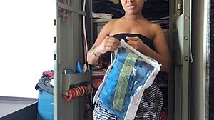 Young Indian maid gets punished by her employer in a very intimate way