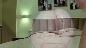 Skinny Italian teen gets wild with neighbors in bedroom