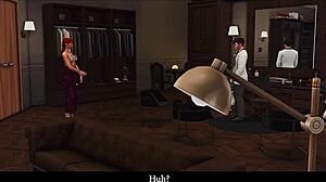 Married woman has sex with shemale before the wedding in The Sims 4